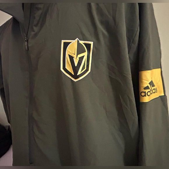 Adidas mens XL half zip Vegas Knights black pullover jacket - Picture 3 of 11